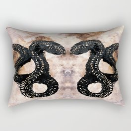Fire Snake Rectangular Pillow