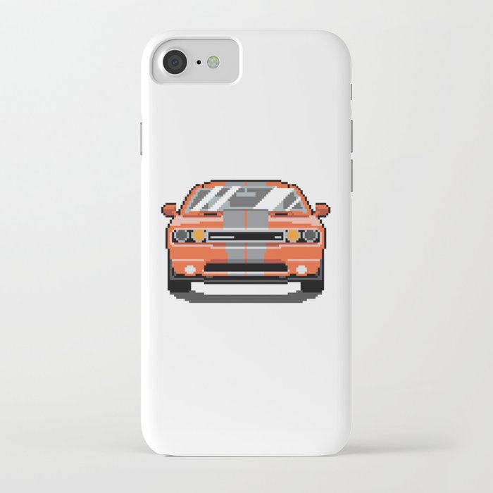 Challenger SRT8 (orange) iPhone Case