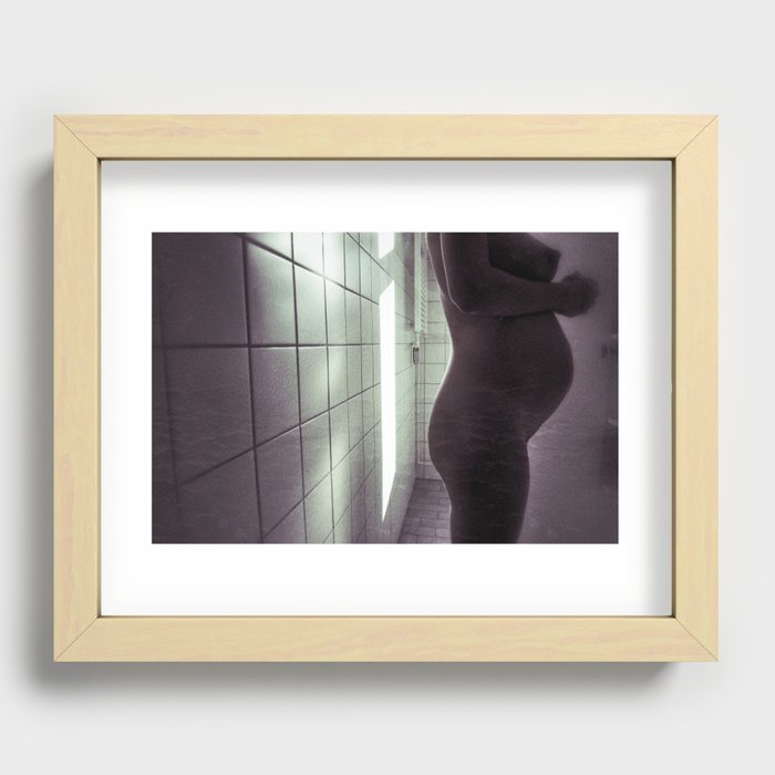 Pregnant Recessed Framed Print