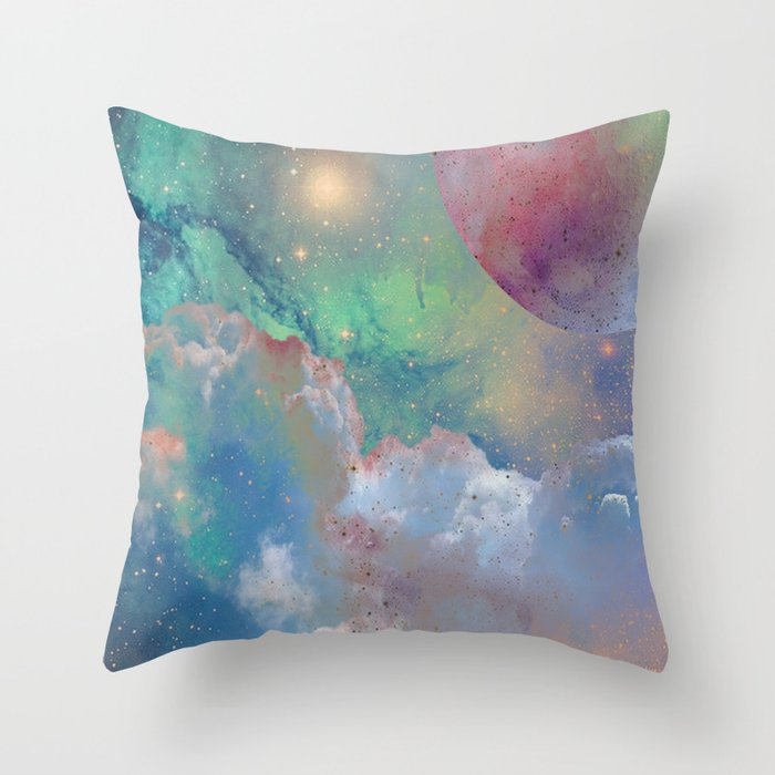 Out There Throw Pillow