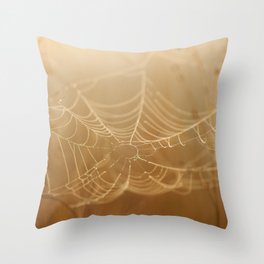 Those days of morning dew... Throw Pillow