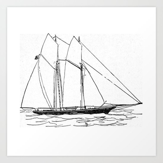 Sailing Art Print