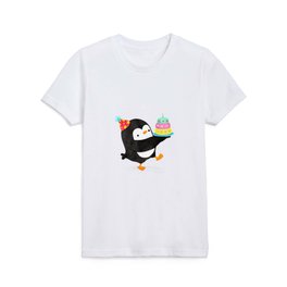 Birthday Penguin Kids T Shirt