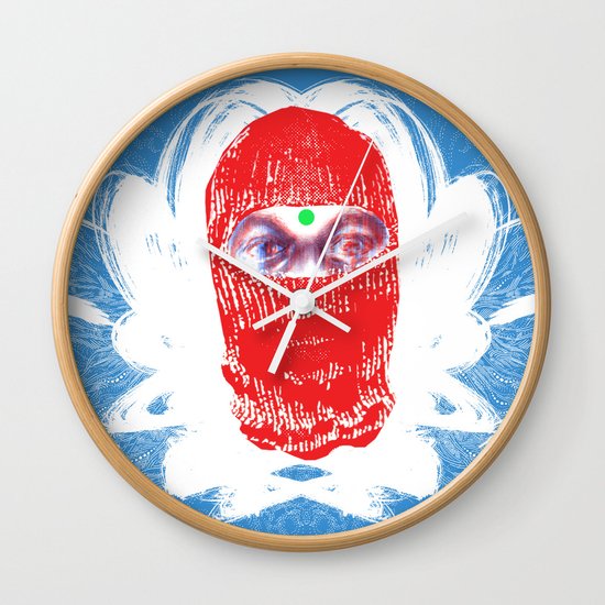 "New Slaves" by Justin Hopkins Wall Clock