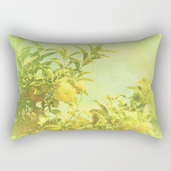 Mandarine Tree Rectangular Pillow