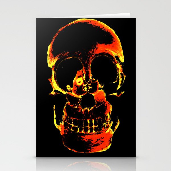 Skull - La Vie et La Mort Stationery Cards