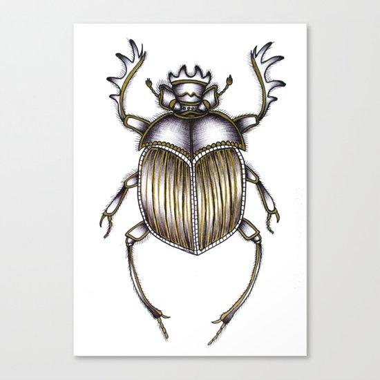 Scarab's Curse Canvas Print