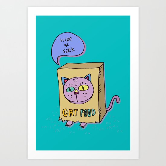 HIDE&SEEK Art Print