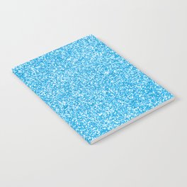 Blue Glitter Notebook
