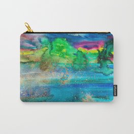 Lake Kayaking Carry-All Pouch | Tropical, Kayaking, Water, Environmental, Travel, Pride, Watercolor, Earthday, Rainbow, Holiday 