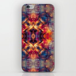 Floral Sun Burst Pattern iPhone Skin