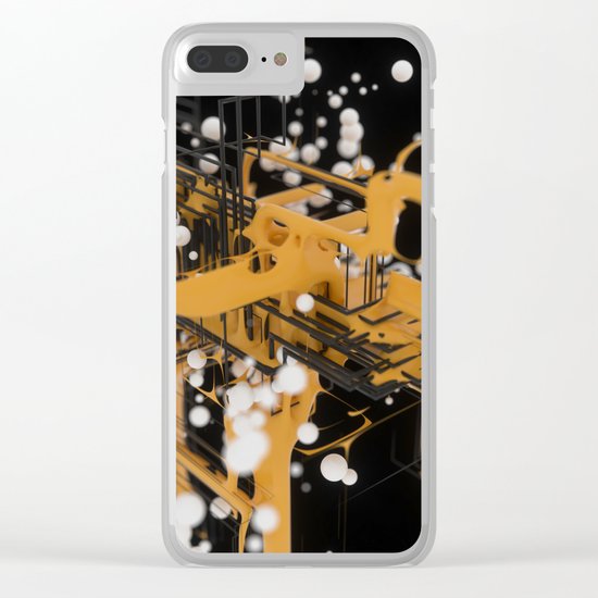 Data Network Clear iPhone Case