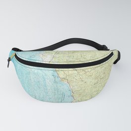 OR Port Orford 283114 1992 topographic map Fanny Pack