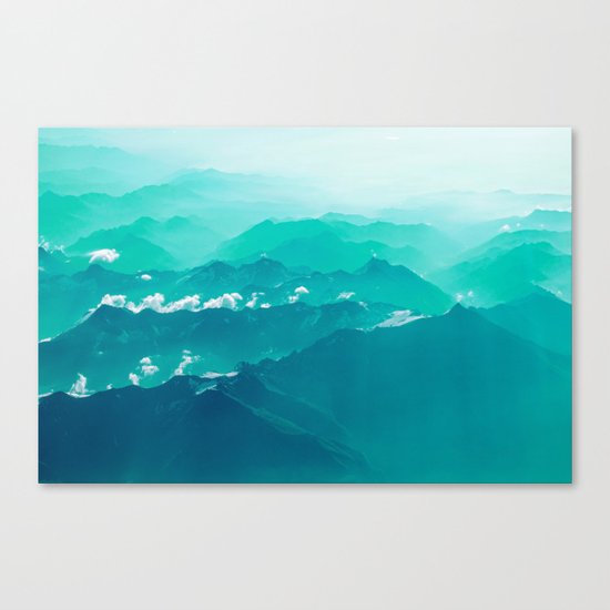 Mountain Waves Canvas Print