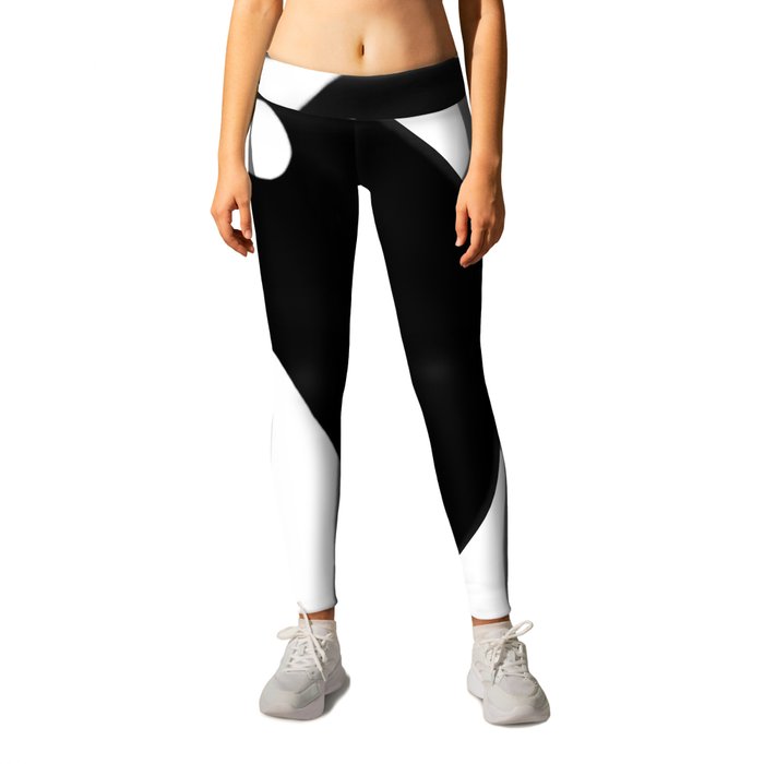 Yin and Yang BW Leggings