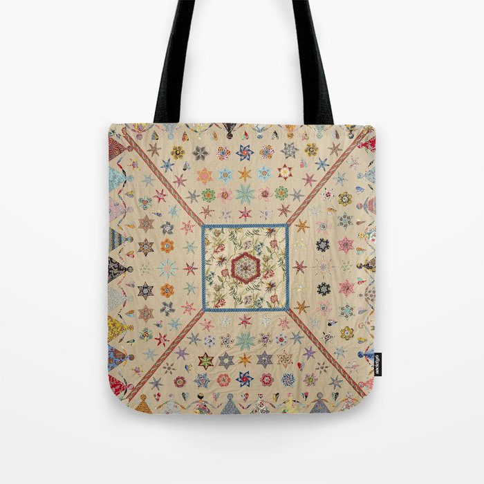 Dancing Dollies Revisited Quilt Tote Bag