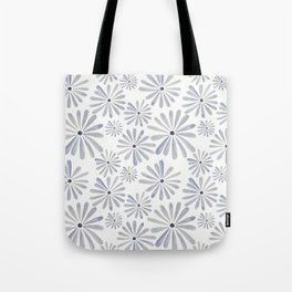 Watercolor pattern of simple bright flowers Tote Bag