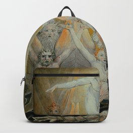 William Blake "David Delivered out of Many Waters" Backpack