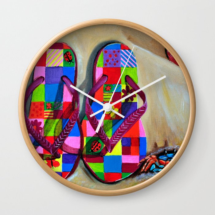 Beach Sandals Girls Fine Art Print Girls Room Whimsical Wall