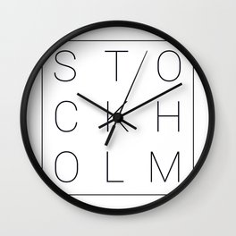 Stockholm Wall Clock