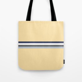 Minimal Abstract Grey Stripes On Beige - Drow Tote Bag