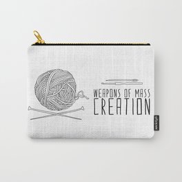 Weapons Of Mass Creation - Knitting Carry-All Pouch