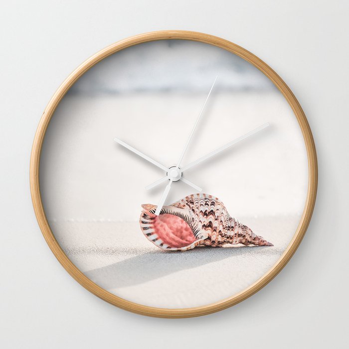 Beach Ocean Shell Wall Clock