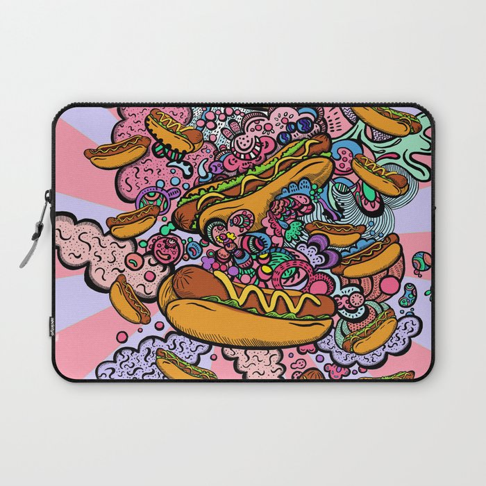 Hot dogs attack Laptop Sleeve