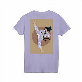 Taekwondo Fighter Kids T Shirt