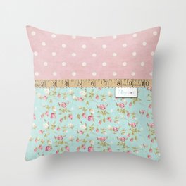 Cottage Love Throw Pillow