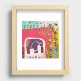 India Recessed Framed Print