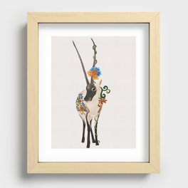 Tibetan Antelope Recessed Framed Print
