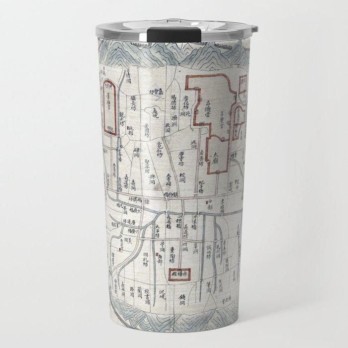 Map of Seoul - 1800 Travel Mug