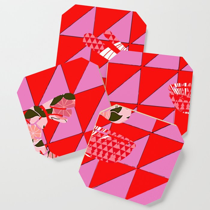 Red Prawn Sushil  Coaster