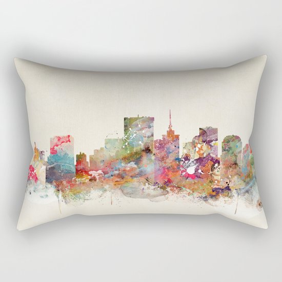 richmond virginia skyline Rectangular Pillow