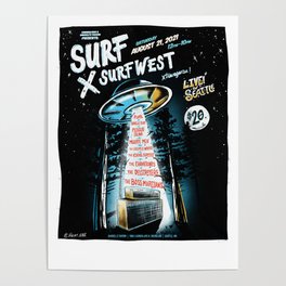 WIDE COLOR SurfXSurfwest Poster