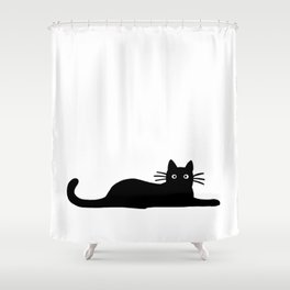 Black Cat(s) Shower Curtain