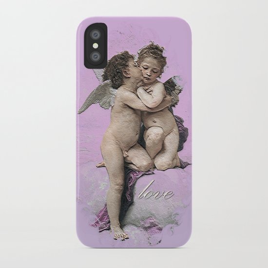 First Kiss Pink iPhone Case