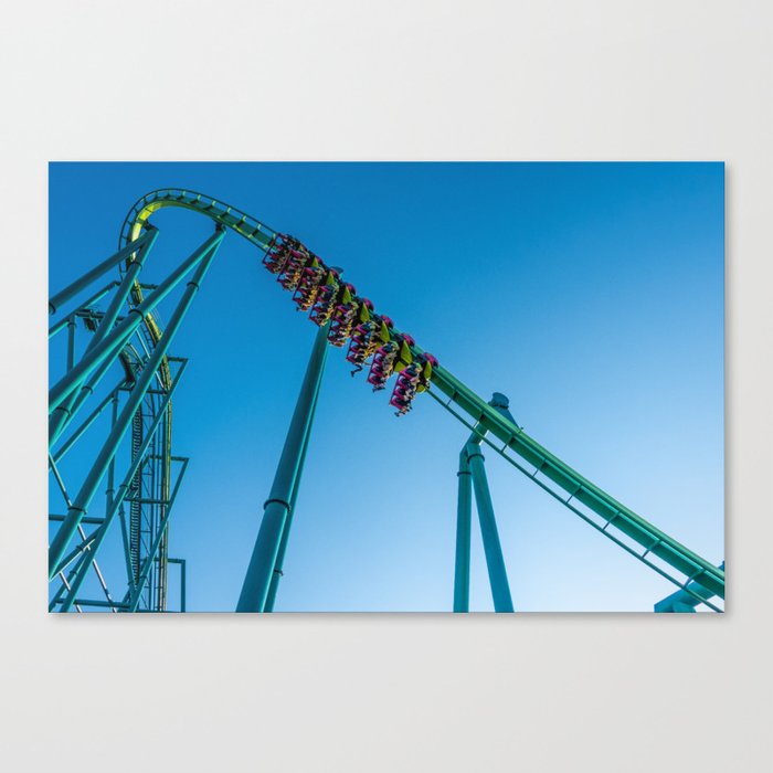 Cedar Point Raptor Roller Coaster - 2021 Canvas Print