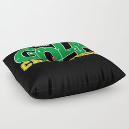 Mini Golf Champion Golfer Floor Pillow