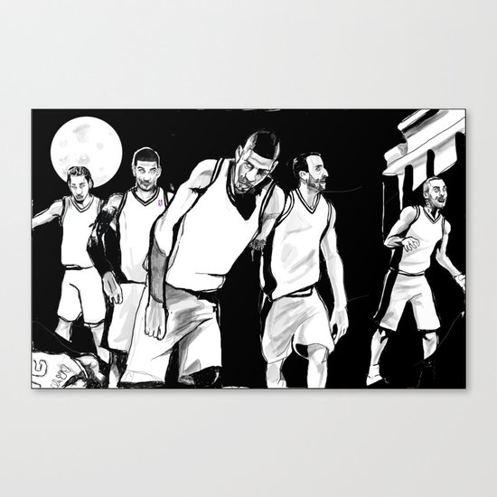 Spurs of the Living Dead Canvas Print