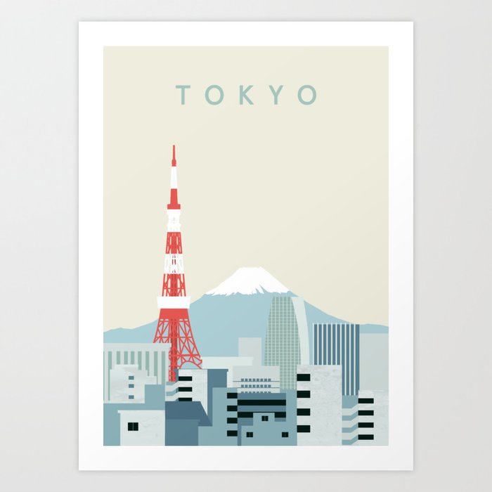 Tokyo Art Print