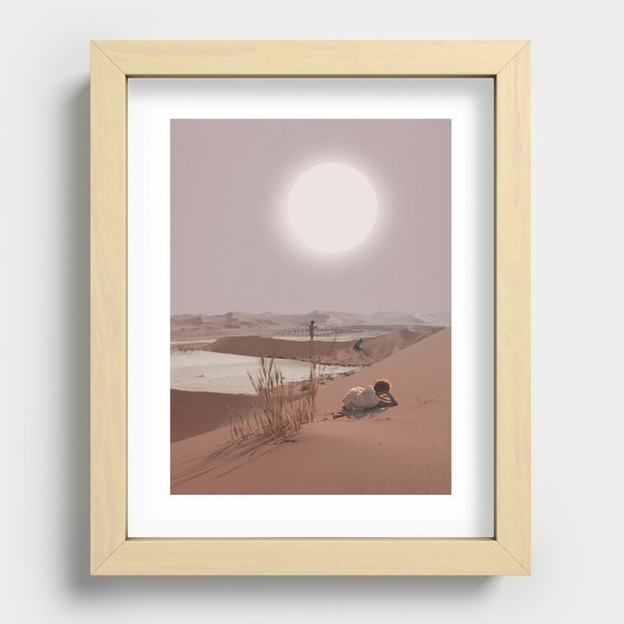 The Light will take care of Them Recessed Framed Print