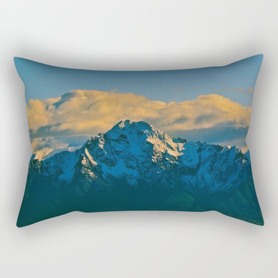 Pioneer Peak - Mat-Su Valley Rectangular Pillow