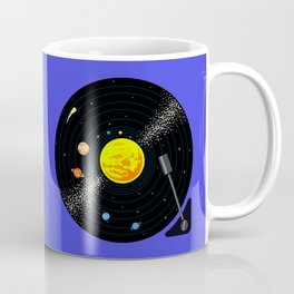 Solar System Vinyl Record Coffee Mug