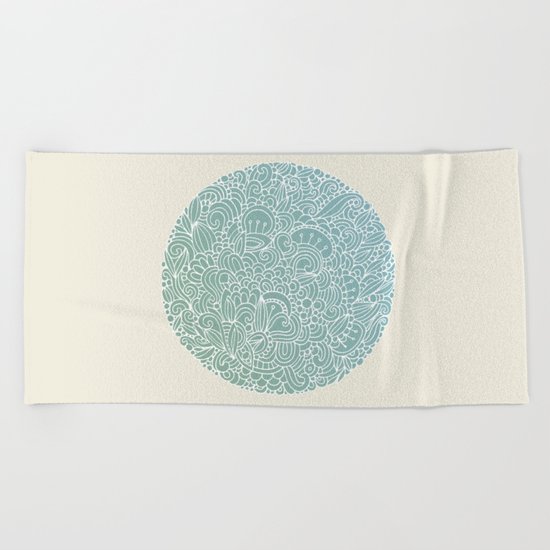 Detailed circle Beach Towel