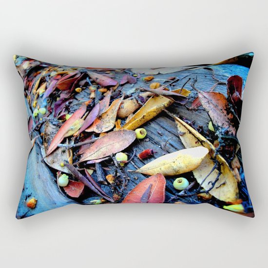 Leaves of a Strawberry Tree Rectangular Pillow
