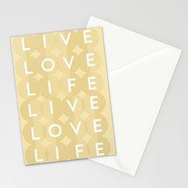 Live, Love, Life Stationery Cards