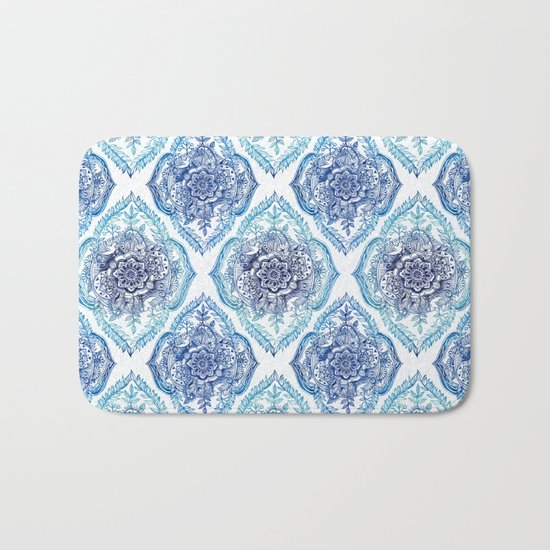 Indian Ink - in Blues Bath Mat
