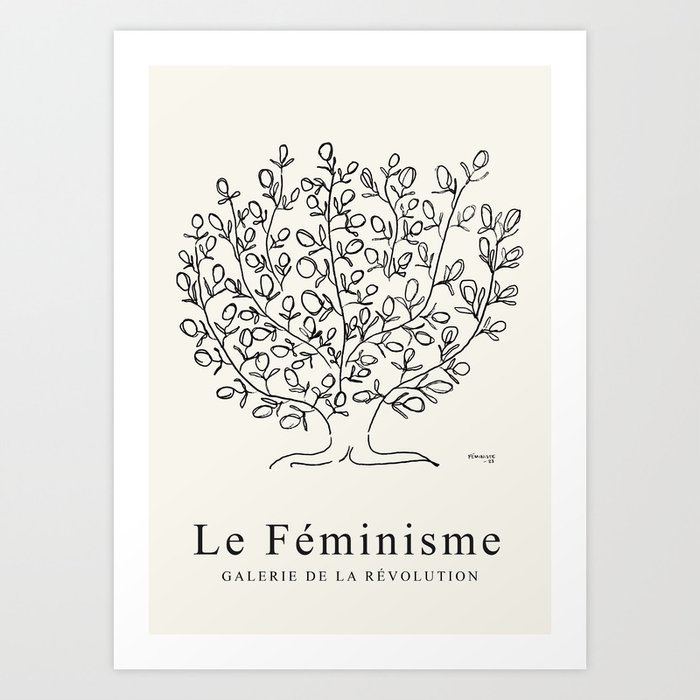 LE FÉMINISME — Matisse Tree — Feminist Art — Exhibition Poster — Art Print